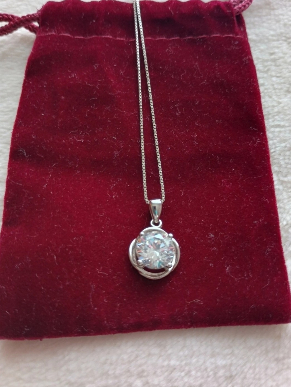 Helzberg Diamonds Cz 925 Necklace